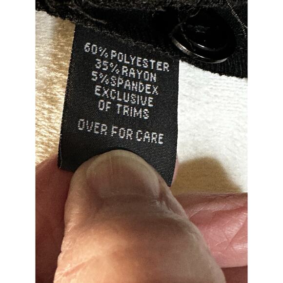 A Byer Women’s Sz M Single Button Solid Black Blazer Career Casual Preppy - Picture 10 of 16